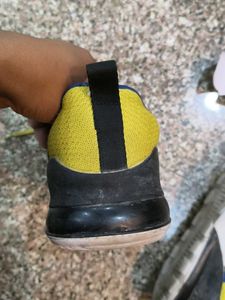 Campus Yellow Running Shoes UK -5