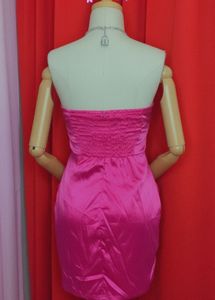 Pink Strapless Party Dress