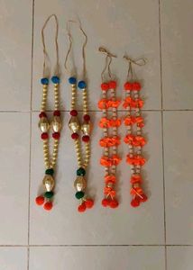 Unused Four Pieces Decorative Haar/Mala /Necklace