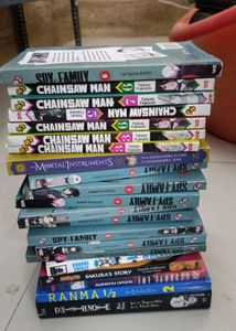 Mixed Book Lot: Manga, Fiction, and More!