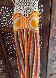 Zara Limited Edition Crochet Bohemian MIDI Dress