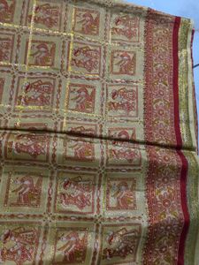 Red &amp; Gold Saree