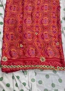 Vibrant Bandhani Saree