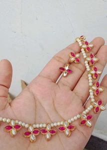 Kundan Necklace & Earring Set