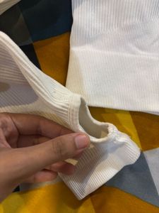 Ribbed Zip-Up Long Sleeve Top