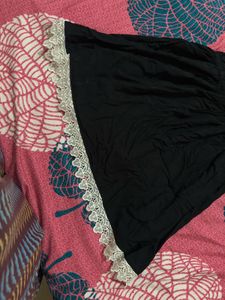 Girls Black Dress with Ruffles &amp; Lace