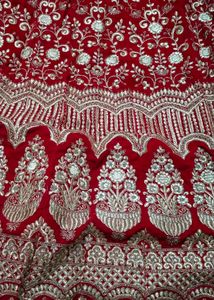 Red Embroidered Lehenga Choli