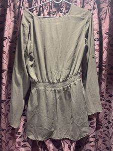 Chic Olive Green Romper