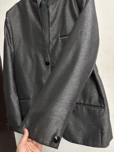 Grey Coat Pant