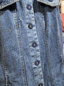 Blue blast chain detail A-Line dress size M