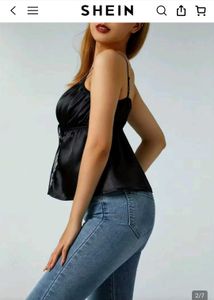 Satin Lace Cami Top