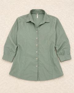 Sage Green Button-Down Shirt🌿