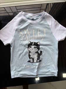 Westside Cute Cat Graphic T-Shirt