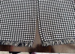 Checkered Wide Leg Pants