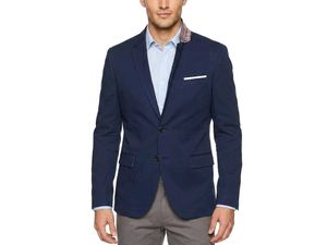 Zara Men's Navy Blue Blazer