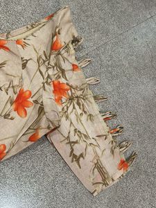 Floral Print Designer Blouse