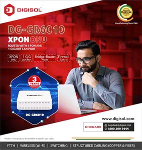 Digisol DG-GR6010 XPON FTTH ONU Router with 1 PON