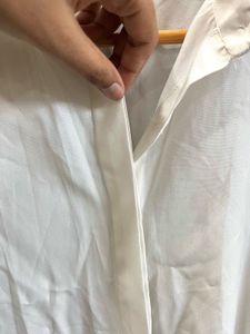 Classic White Button-Up Shirt