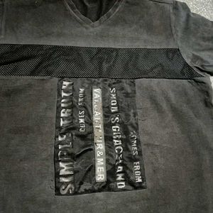 loose black cool top