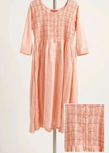 Peach Smocked frock