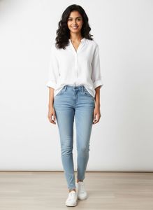 Light Wash Slim Fit Jeans