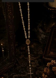 victorianlike handmade Cross Pendant Necklace