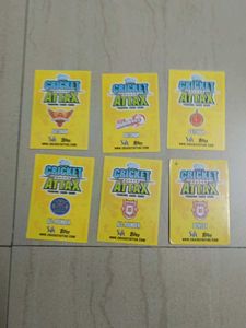 Cricket Attax 2013 Set of 6 Golds.