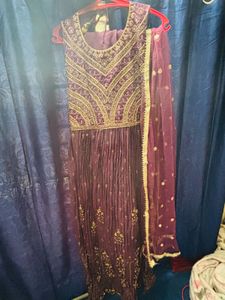 Embroidered Nyra kurta dupatta Set