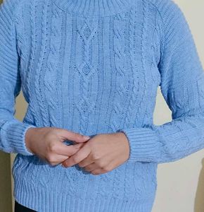 Light Blue Knit Sweater