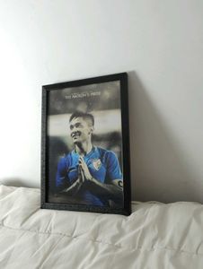 Sunil Chhetri A4 Framed Poster