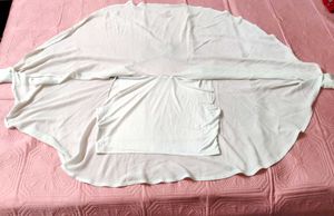 ZARA Chic White Flowy Top