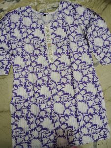 Short Pure Cotton Kurta
