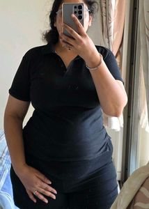 Classic Black Polo T-Shirt