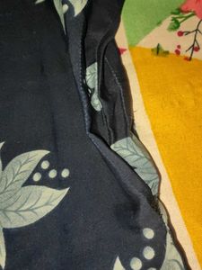 Blue Floral Print Kurta