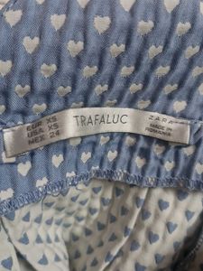 Zara Heart Print Deep Back Skater Dress