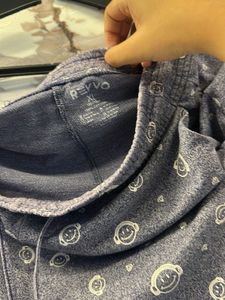 Cozy Smiley Print Sleep Shorts