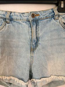 Light Wash Denim Shorts