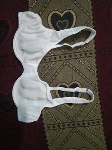 White Mesh Non-Padded Underwire Bra