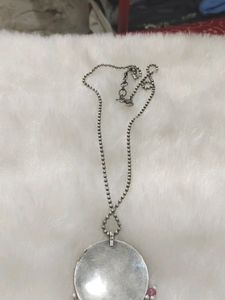 Hand-painted Pendant And Chain