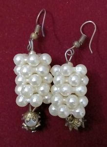 Elegant Pearl &amp; Crystal Earrings
