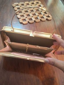 Elegant Gold Clutch