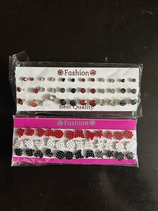 Stud Earring Set - 30 Pairs