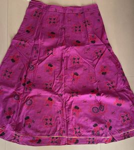 Floral Print Ethnic Skirt