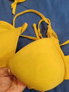 Bright Yellow Bikini Set