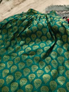 Designer maggam  Blouse with pure pattu langa