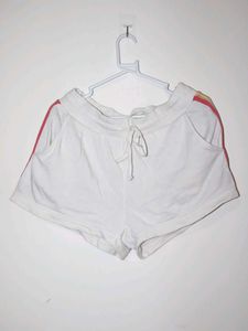 Retro Rainbow Stripe Shorts