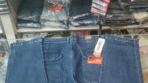 Superdry Blue Cargo Jeans