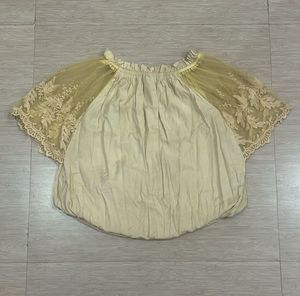 Elegant Lace Sleeve Top