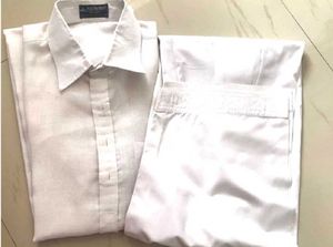 Classic White Kurta Pyjama Set