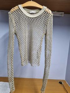 BERSHKA WOMEN TOP GOLD 26" New COVER Up